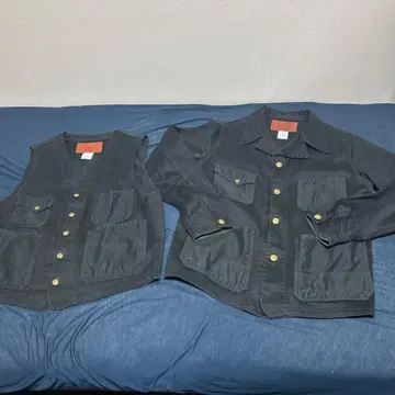 CALEE 칼리 커버올 베스트 세트 팬츠의 쓰리피스 세트