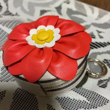 케이트 스페이스 뉴욕 꽃 모티브 코인 케이스