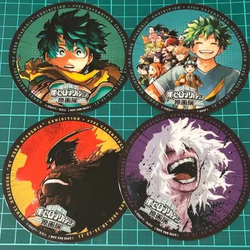 히로아카 원화전 카페 코스터 미도리야 올마이트 시가라키 표지