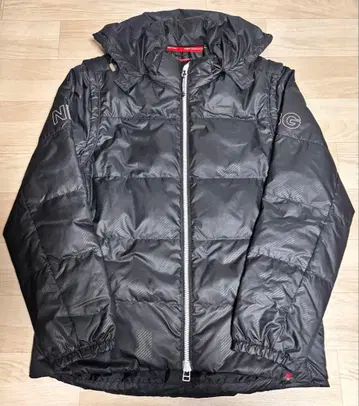 뉴발란스 골프 남성용 다운 자켓 의류 XL 사이즈 블랙