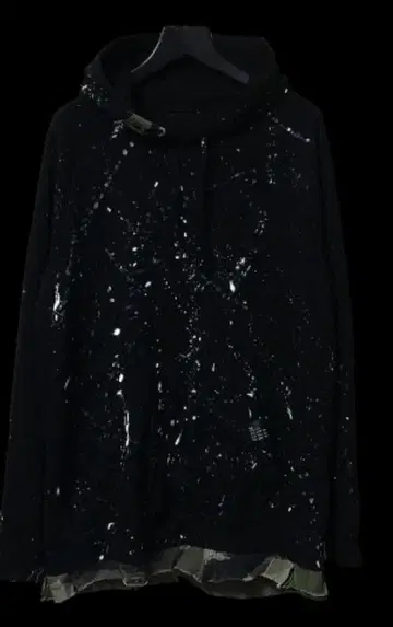 리자렉션 1점 페인트 가공 후드티