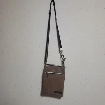 브라운 숄더백 2 포켓