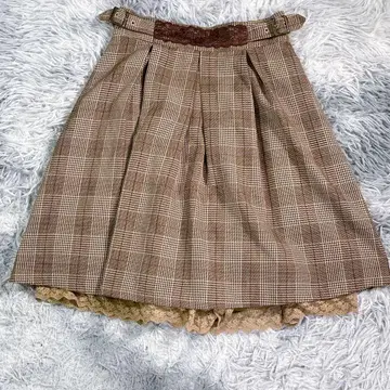 axes femme [ M ] 스커트 큐롯 브라운 여성용 가을/겨울