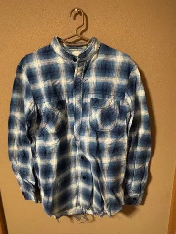 넘버나인 Number (N)ine 체크 셔츠 컷오프 일본제