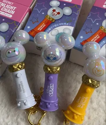 디즈니 시크릿 응원봉 키체인