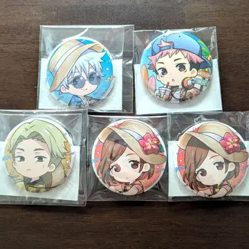 주술회전 마루쿠지 Aloha vives 캔뱃지 5개 세트