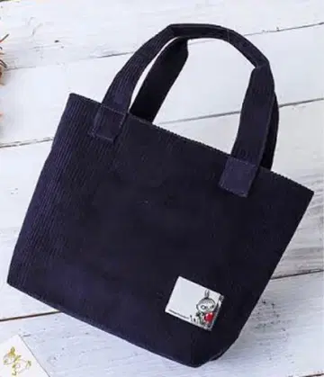 무민 리틀미이 코듀로이 토트백