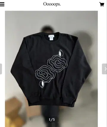 Ooooops 맨투맨 풀오버 XL 사이즈