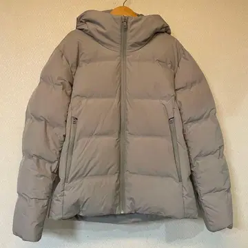 유니클로 심리스 다운 파카 S 그레이 자켓 459624