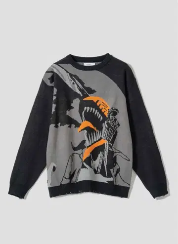 graniph 그래픽 니트 스웨터 체인소 맨 L 새상품