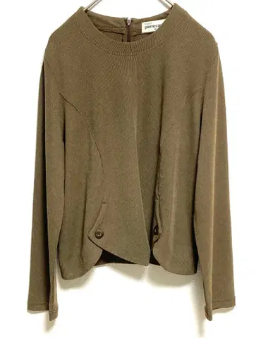 [ pierre cardin ] 브라운 긴팔 상의 M