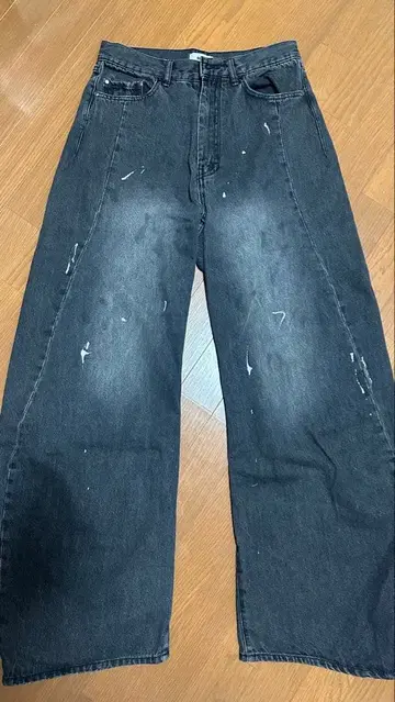 SINSS 배기 실루엣 커브 데님