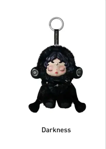 [ SKULLPANDA ] - Darkness 봉제 인형 펜던트