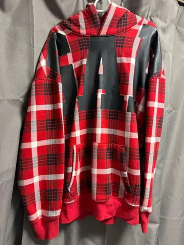 GAP 체크 무늬 후드티 L 사이즈