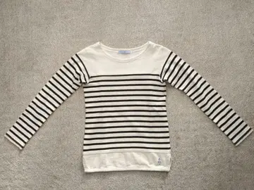 올드맨즈 테일러 R&D.M.C 오- 티셔츠 바스크 긴팔 티셔츠 보더 M