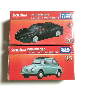 토미카 미니카 엔초 페라리 & 스바루 360 2대 세트