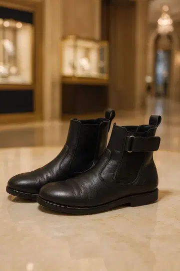 [ 사이드 고어 부츠 블랙 20cm 깔끔한 새상품급 ]