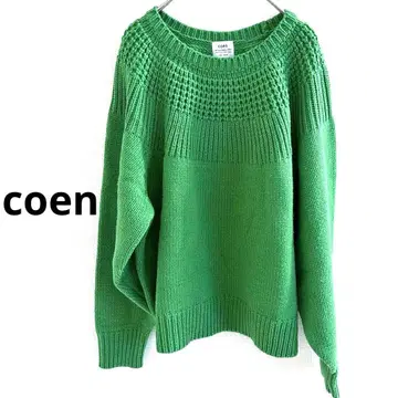 코엔 그린 니트 M 여성용 코엔