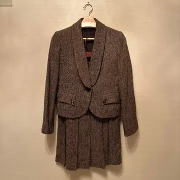 yoshie inaba 트위드 자켓 스커트 세트