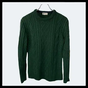 1302 내추럴 스토리 [ M ] 긴팔 둥근넥 스웨터 니트 녹색 그린
