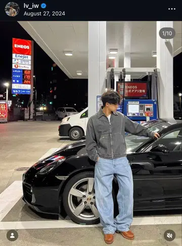 fivefourfive 배기 데님 S