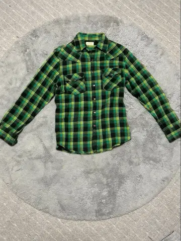 Lee 남성용 체크 플란넬 셔츠 XL