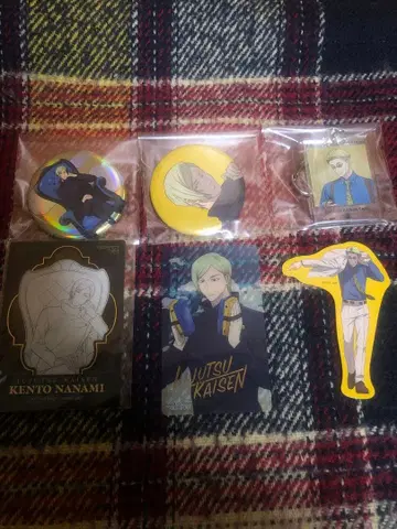 주술회전 나나미 켄토 캔뱃지 아크릴 키링 외