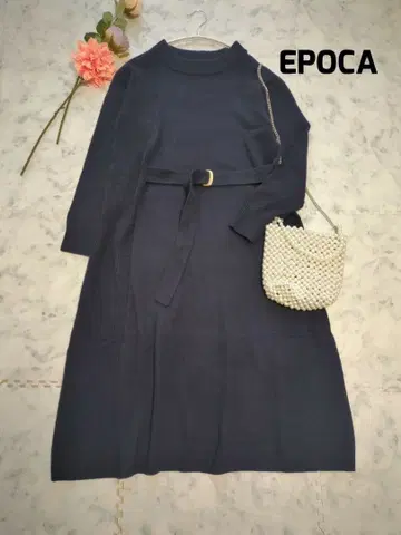 EPOCA 에포카 캐시미어 혼방 롱 니트 원피스