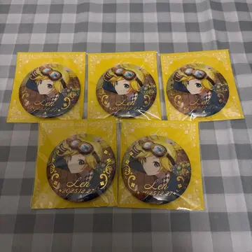 하피콜 카가미네 렌 금박 캔뱃지 C