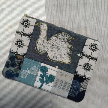 미나 페르호넨&Pjc&점과 선 무늬 제작소 핸드메이드 빅 파우치