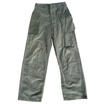 빈티지 밀리터리 40s M43 HBT 13스타 카고 팬츠
