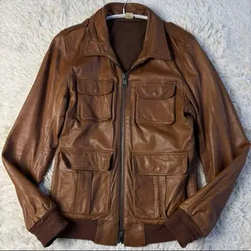 론 헤르만 가죽 자켓 램 가죽 더블 지퍼