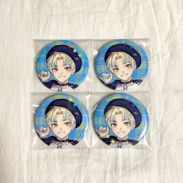 니지산지 히바치 마나 윈터 데이트 투윙클 기프트 캔뱃지 4개