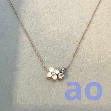 bloom 버스 플라워 목걸이 11월 부바리아 토파즈 탄생화