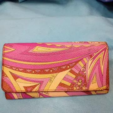 멋진 에밀리오 푸치 기하학 패턴 장지갑