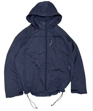 phenix 깅엄 체크 드로 코드 나일론 마운틴 파카