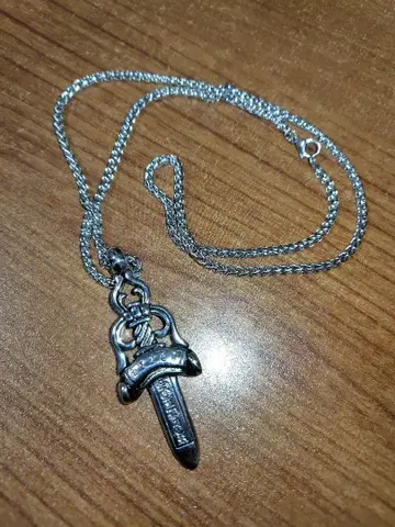 실버 925 대거 목걸이