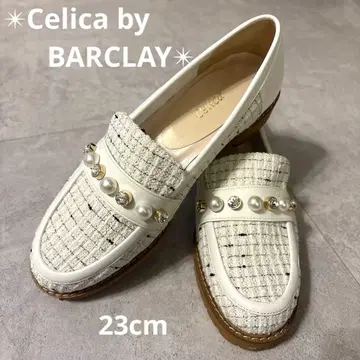 [ 새상품 미사용 ] Celica by BARCLAY 로퍼 화이트 23