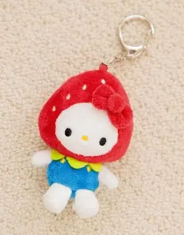 [ 새상품 ] .st 로리즈팜 [ 딸기신문 ] 토이 키링 헬로키티