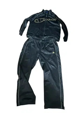 Champion 블랙 저지 세트 M, O