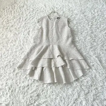 새상품급 ZARA WOMAN 페플럼 슬리브리스 튜닉 티어드 XS