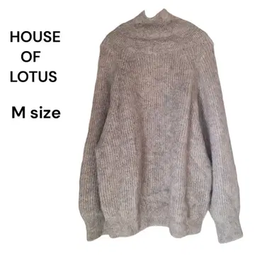HOUSE OF LOTUS 모헤어 혼방 스웨터 클리닝 완료 그레이지