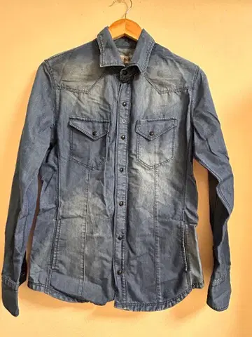 BUFFALOBOBS 버팔로 밥스 데님 셔츠 긴팔 사이즈 1