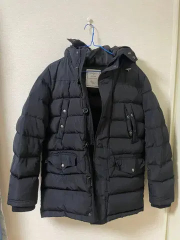 [ 새상품급 ] BACKNUMBER 다운 자켓 블랙 말팔 A라인