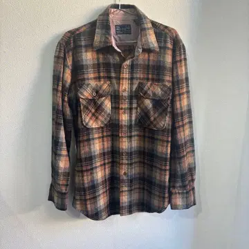 70s JCPenney The Men's Shop 울 체크 셔츠