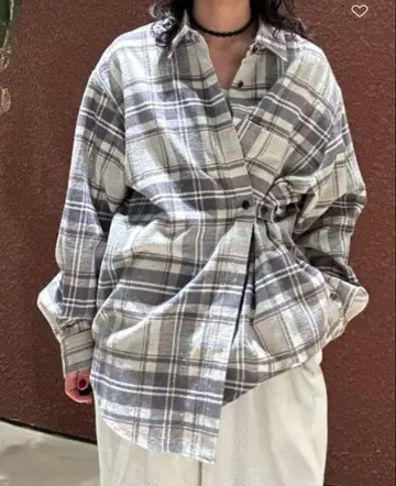 긴팔 체크 셔츠 사이즈 6