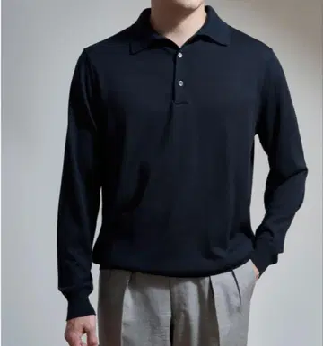 완판템 워셔블 실크 피케 셔츠 네이비 48 NMPS07_29