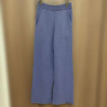 로쿠 퍼플 니트 팬츠