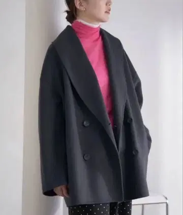 이에나 iena super160 숄카라 하프 코트 그레이