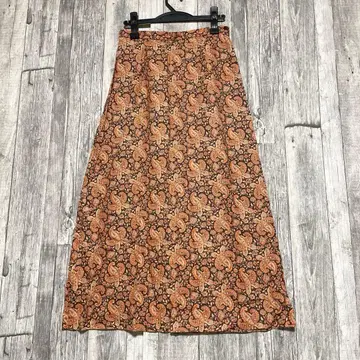 로라 애슐리 사이즈 11 M 롱 스커트 린넨